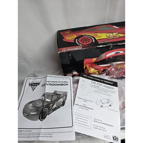 Lightning McQueen CD VROOMBOX CARS 3 Disney Pixar NEW/OPEN BOX ITEM Rare - Picture 8 of 13